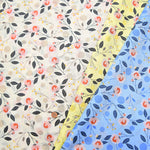 Water-Repellent 190-Denier Nylon Taffeta Printed Fabric - Flower - nomura tailor