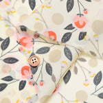 Water-Repellent 190-Denier Nylon Taffeta Printed Fabric - Flower - nomura tailor