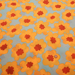 Water Repellent Nylon Taffeta Print Fabric - Nordic Flower - nomura tailor
