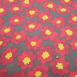 Water Repellent Nylon Taffeta Print Fabric - Nordic Flower - nomura tailor