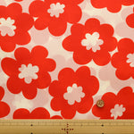 Water Repellent Nylon Taffeta Print Fabric - Nordic Flower - nomura tailor