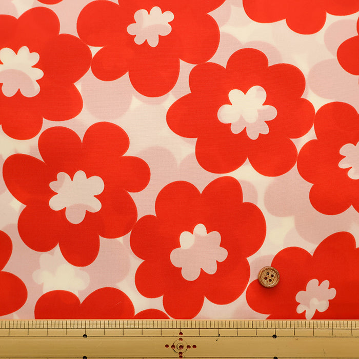Water Repellent Nylon Taffeta Print Fabric - Nordic Flower - nomura tailor