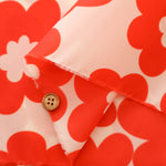 Water Repellent Nylon Taffeta Print Fabric - Nordic Flower - nomura tailor