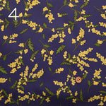 Water Repellent Nylon Taffeta Print Fabric - Mimosa - nomura tailor