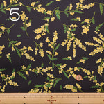 Water Repellent Nylon Taffeta Print Fabric - Mimosa - nomura tailor