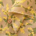 Water Repellent Nylon Taffeta Print Fabric - Mimosa - nomura tailor