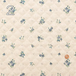 C/L Canvas Quilted Fabric (Full Needle) - Flower - nomura tailor