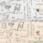 Cotton Oxford Fabric - Mathematical formula - nomura tailor