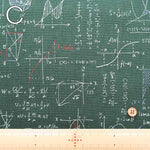 Cotton Oxford Fabric - Mathematical formula - nomura tailor