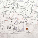 Cotton Oxford Fabric - Mathematical formula - nomura tailor