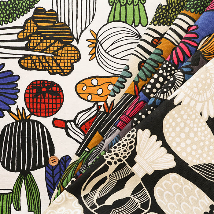 Cotton Oxford Fabric - Vegetable Art - nomura tailor
