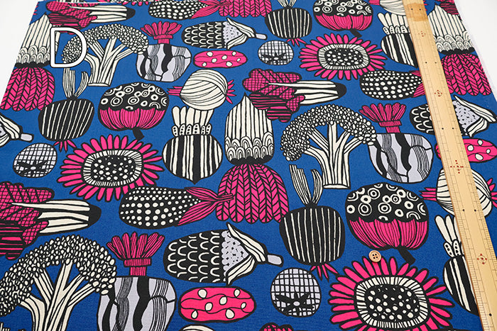 Cotton Oxford Fabric - Vegetable Art - nomura tailor