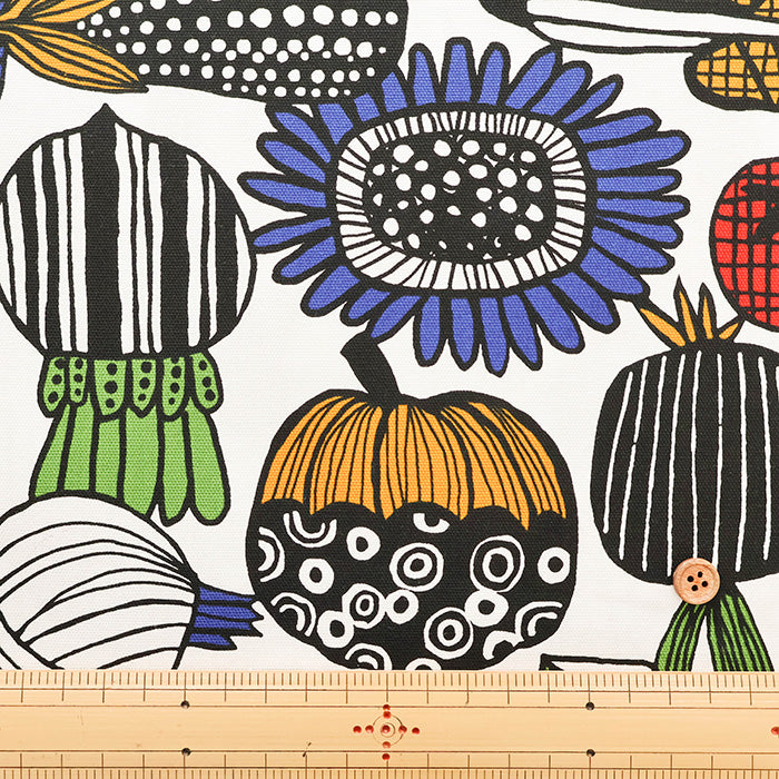 Cotton Oxford Fabric - Vegetable Art - nomura tailor