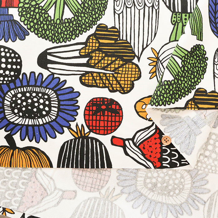 Cotton Oxford Fabric - Vegetable Art - nomura tailor