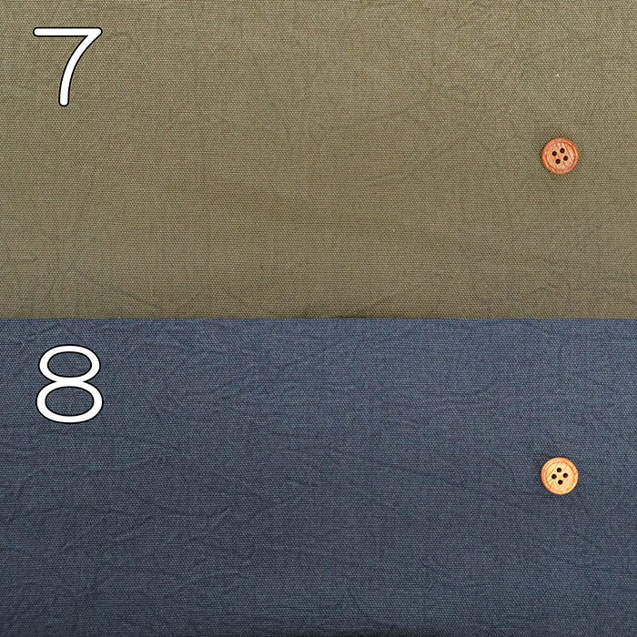 Hand Washed Cotton Vintage Oxford Aranami Fabric - Plain - nomura tailor
