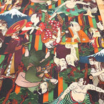 Made in China Cotton  Muslin Inkjet-Print - Kabuki - nomura tailor