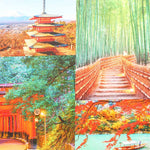 Made in China Cotton  Muslin Inkjet-Print - Japanese Landscape - nomura tailor