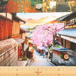Made in China Cotton  Muslin Inkjet-Print - Japanese Landscape - nomura tailor