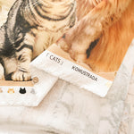 Made in China Cotton Muslin Inkjet-printed Fabric - Lots of Cats - nomura tailor