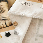 Made in China Cotton Muslin Inkjet-printed Fabric - Lots of Cats - nomura tailor