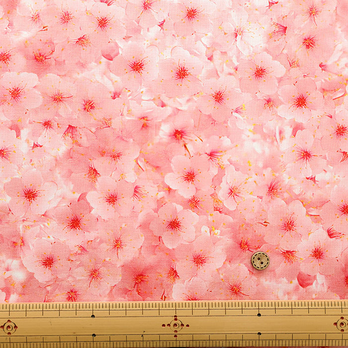 Made in China Cotton Muslin Inkjet-printed Fabric  - Cherry Blossom - nomura tailor