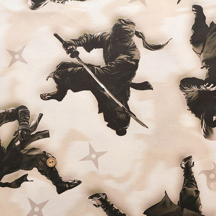 Made in China Cotton Muslin Inkjet-printed Fabric - Ninja - nomura tailor