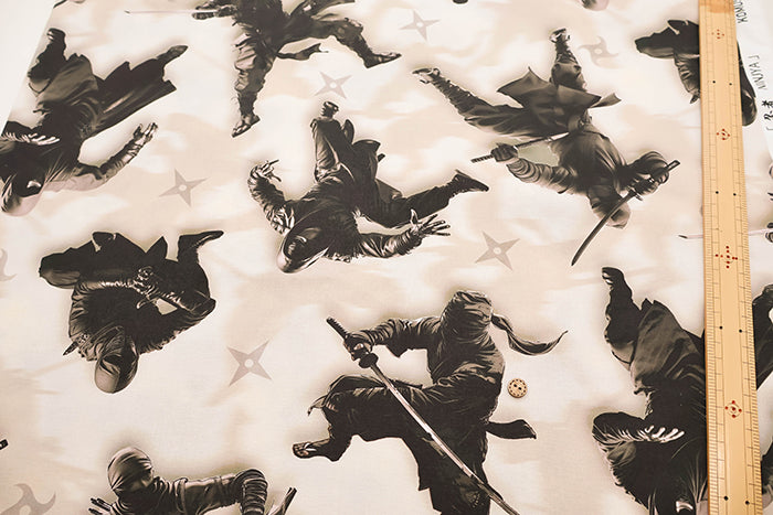 Made in China Cotton Muslin Inkjet-printed Fabric - Ninja - nomura tailor
