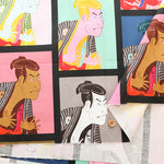 Made in China Cotton Muslin Inkjet-printed Fabric - Kabuki - nomura tailor