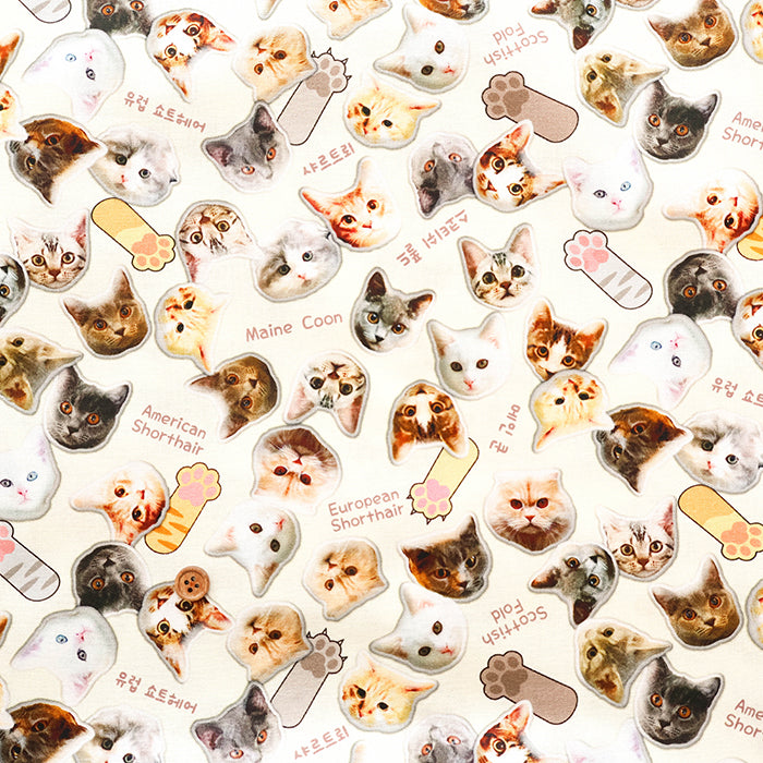Made in China Cotton Inkjet-printed Fabric - Shaka-nyan - nomura tailor