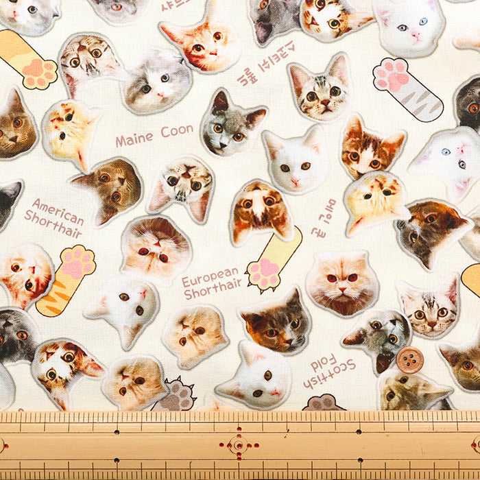 Made in China Cotton Inkjet-printed Fabric - Shaka-nyan - nomura tailor