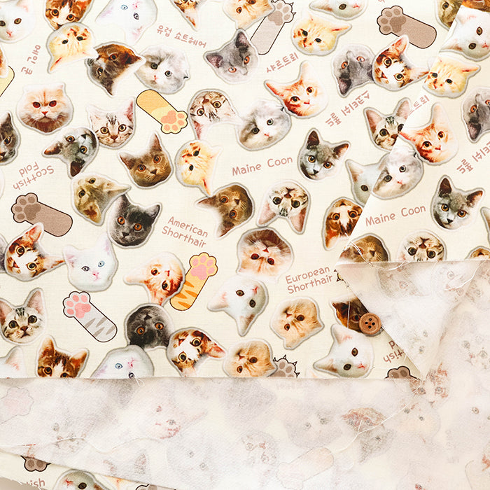 Made in China Cotton Inkjet-printed Fabric - Shaka-nyan - nomura tailor