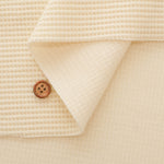 Wool Blend Mini Waffle Fabric - Plain - nomura tailor