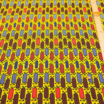 Made in IndiaWaxed T/C Print Fabric - African - African - nomura tailor