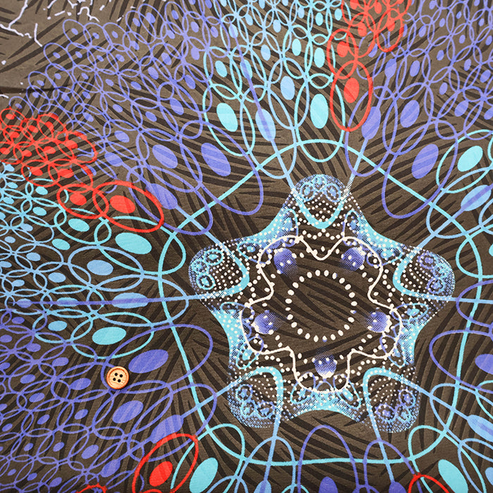 Made in IndiaWaxed T/C Print Fabric - African - African - nomura tailor