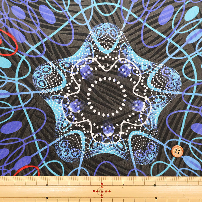 Made in IndiaWaxed T/C Print Fabric - African - African - nomura tailor