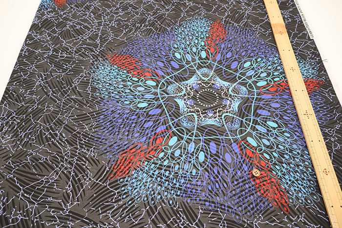 Made in IndiaWaxed T/C Print Fabric - African - African - nomura tailor