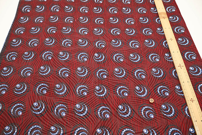 Made in IndiaWaxed T/C Print Fabric - African - African - nomura tailor