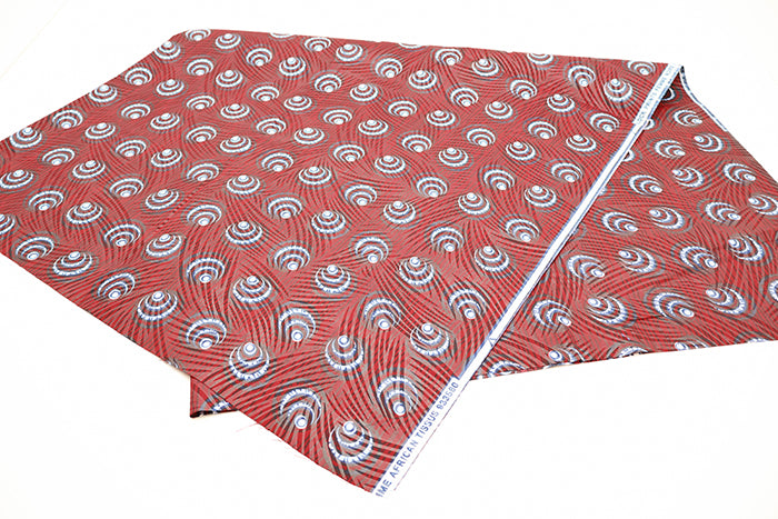 Made in IndiaWaxed T/C Print Fabric - African - African - nomura tailor