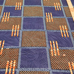 Made in IndiaWaxed T/C Print Fabric - African - African - nomura tailor