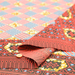 <<Pattern Sold>> Made in India Waxed T/C Print Fabric - African (1 Pattern: Approx. 105cm × 92cm) - nomura tailor