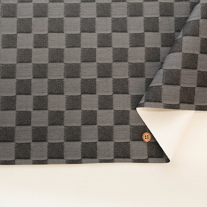 Made in China Synthetic Leather Check-style Print Fabric - nomura tailor
