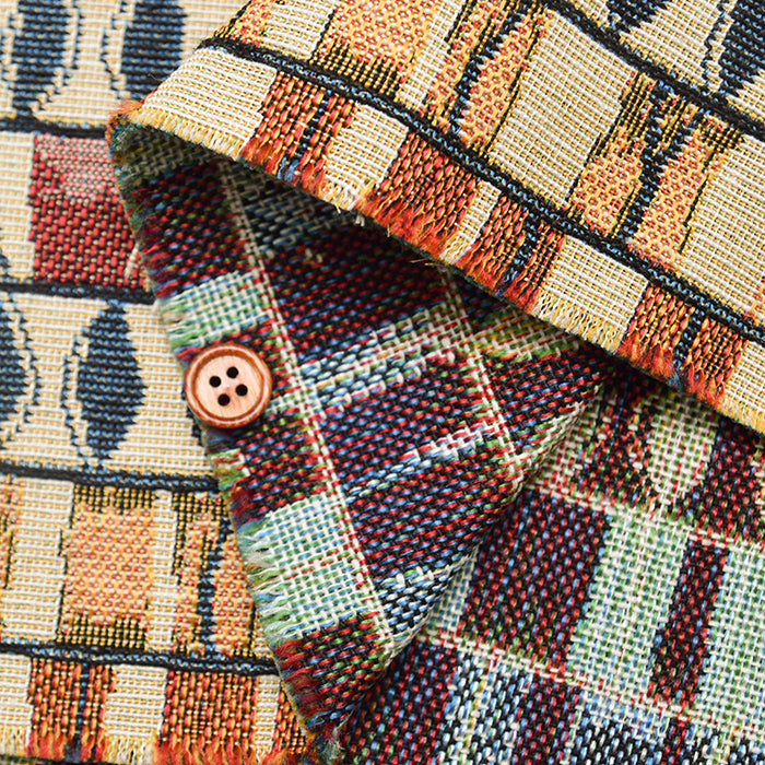 Made in China – Gobelin Fabric – Plaid Pattern - nomura tailor