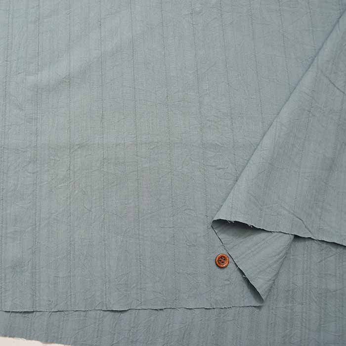 Cotton Hand washer Stripe Doby fabric - nomura tailor