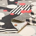 Cotton Shirt-Corduroy Printed Fabric - Patchwork - nomura tailor