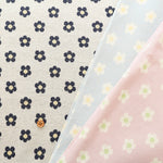 Cotton Knit Jacquard Fabric - Flower - nomura tailor
