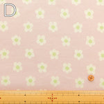 Cotton Knit Jacquard Fabric - Flower - nomura tailor