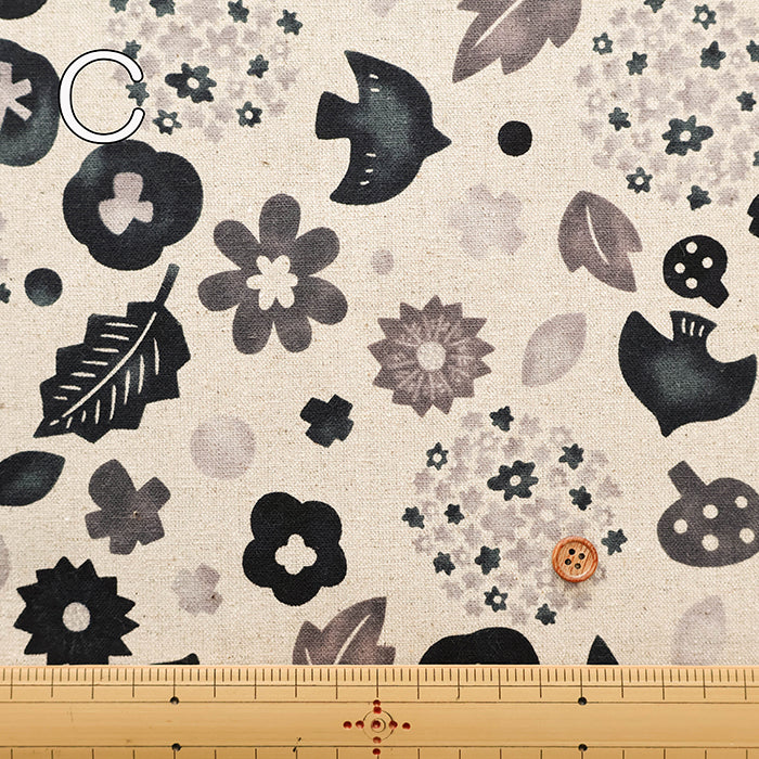 C/L Canvas Print Fabric - Nordic - nomura tailor