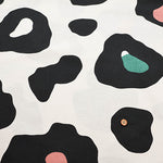 C/L Muslin Print Fabric Air Tumbler Finish - Leopard - nomura tailor