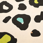 C/L Muslin Print Fabric Air Tumbler Finish - Leopard - nomura tailor