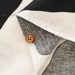 C/L Muslin Print Fabric Air Tumbler Finish - Leopard - nomura tailor